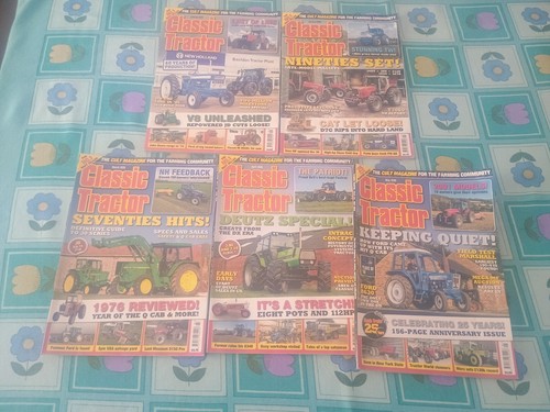 Five classic tractor - classic, magazine