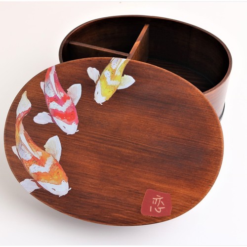 Magewappa bento box - box, "koi-carp