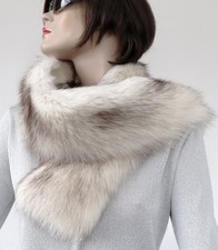 Pelz Schal Blaufuchs Nerz