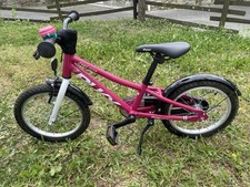 Puky CYKE 16 Freilauf Alu Kinder Fahrrad, Alu Rahmen, Pink/Weiß
