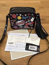 Anya Hindmarch Tasche Crossbody All Over Schwarz 