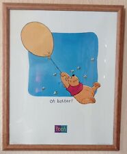 Wandbild Disney's "Winnie Pooh" - oh bother - W.D. 315,  In Holz gerahmt
