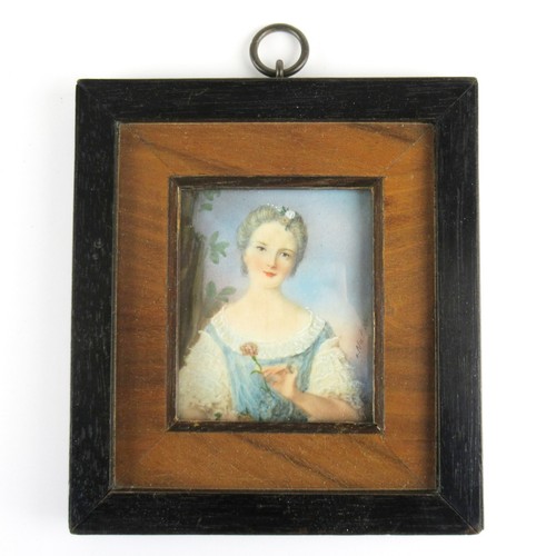 Miniatur lupenmalerei portrait - lupenmalerei,