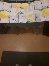 Schöner Kleiner Küchenteppich Neuwertig Mit Zitronen  Muster