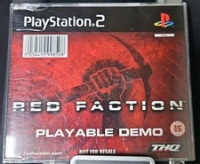 ultra rare Red Fraction Test Demo PS2 - Schneller Versand 