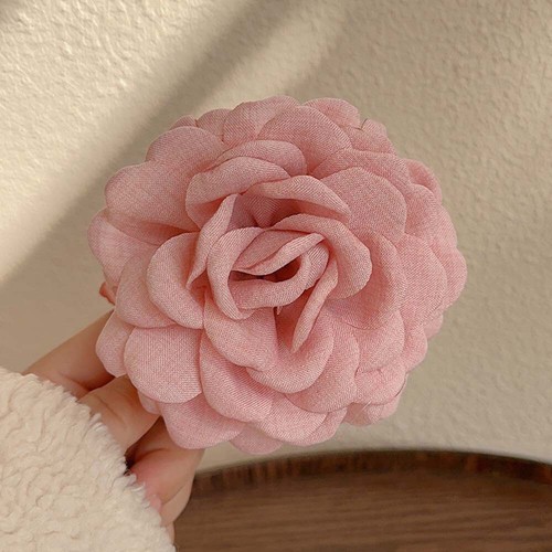 Große rose blumen haarklammer - große,