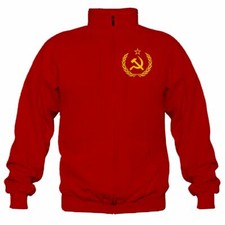 CCCP Sowjetunion UdSSR Stalin Lenin Russland Stehkragenjacke Jacke S-4XL rot