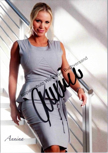 Original autogramm annina - original,