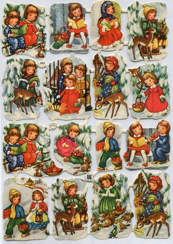 Glanzbilderoblaten scraps - glanzbilderoblaten,