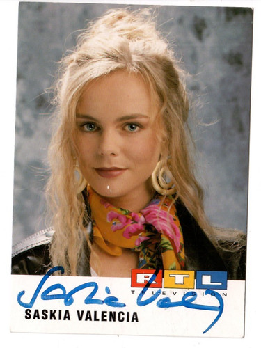 115 autogrammkarte saskia - autogrammkarte, *