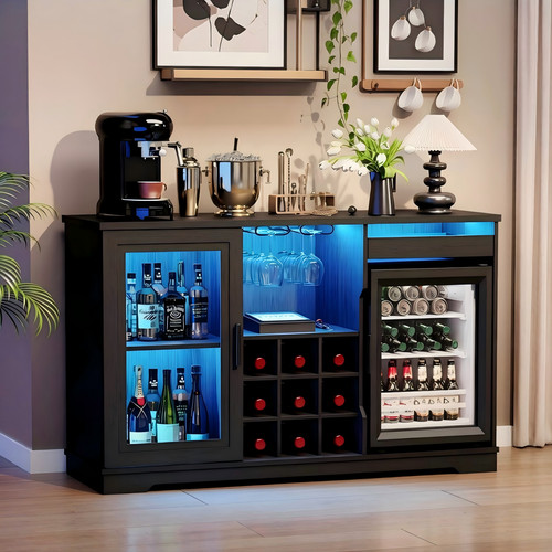 Coffee bar cabinet - coffee,