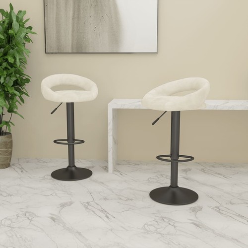 Barhocker stk creme samt - creme,