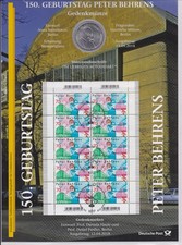 20 Euro 2018, Numisblatt "150. Geburtstag Peter Behrens"