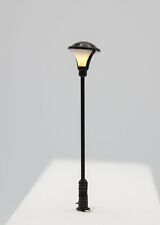 5 LED Lampen Laternen Metall H0 für Modellbau mit Widerständen für 12 Volt