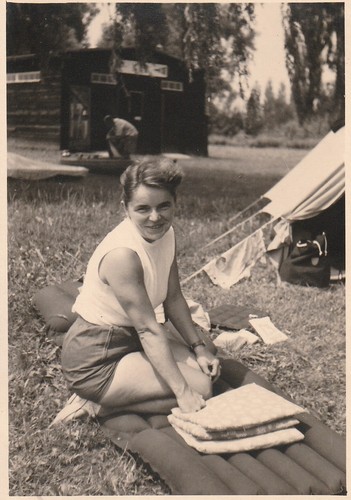 Vintage foto hübsche - hübsche, frau