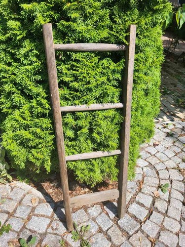 Alte holzleiter anlegeleiter - holzleiter,