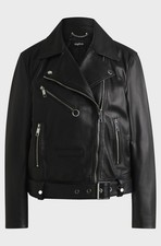 Tigha Damen Leder Bikerjacke