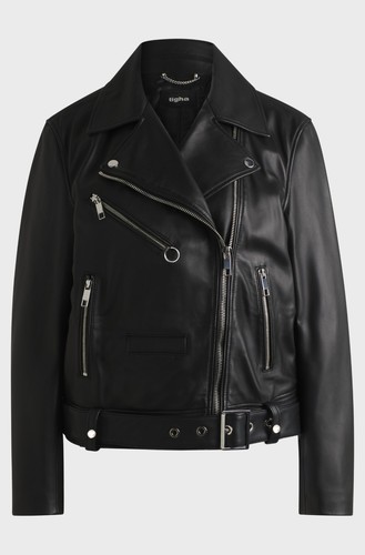 Tigha damen leder bikerjacke - tigha,