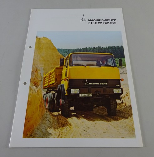 Prospekt magirus deutz lkw310 - prospekt, magirus-deutz