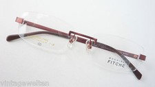 Brillenfassung ohne Rahmen Randlosbrille aus Titan sehr leicht Farbe:braun Gr. M