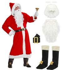 Luxus Weihnachtmann Mantel mit