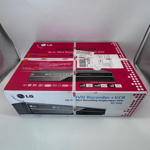 Rc388 dvd vhs recorder - lg,