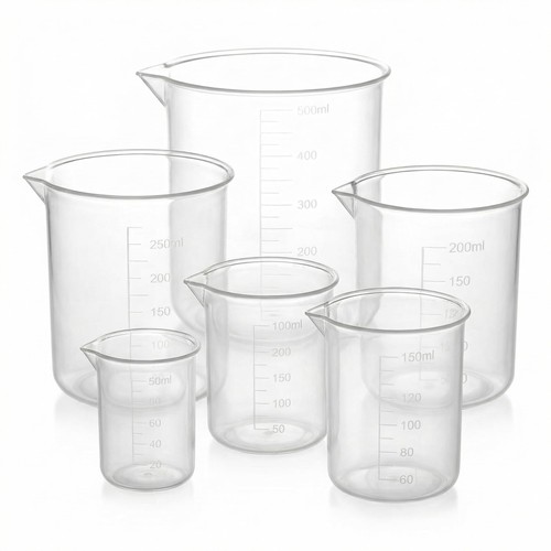 Messbecher set transparent - messbecher,