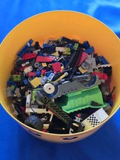 LEGO Aufbewahrungs-Kopf Groß mit ca. 700g Steinen - Junge 5005528