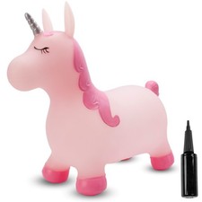 SUN BABY Hüpftier Hüpfspielzeug für Kinder mit Pumpe Gummi ab 1 Jahre 