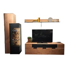 Wöstmann Wohnkombination WM 2140 Wildeiche Massiv Soft Gebürstet 