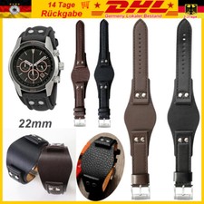 22mm Echtleder Uhrenarmband