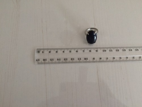Ring silber dunkelblauer - (?),,