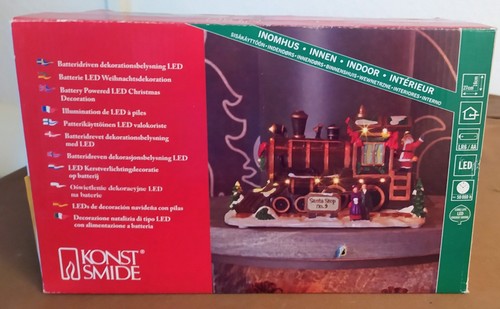 Lokomotive mit weihnachtsmann - lokomotive,