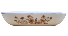 Pyrex Vintage Country Autumn Harvest rechteckige flache Backform 70er