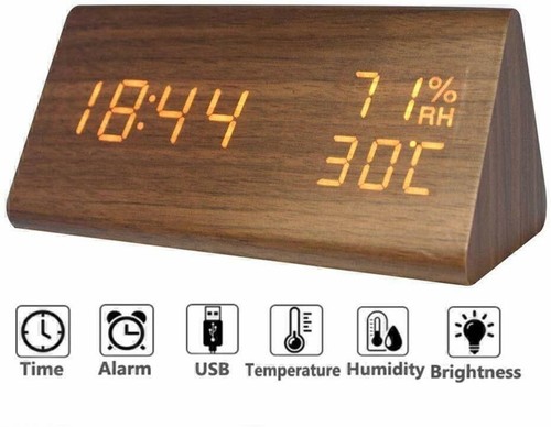 Led digital tischuhr - led,