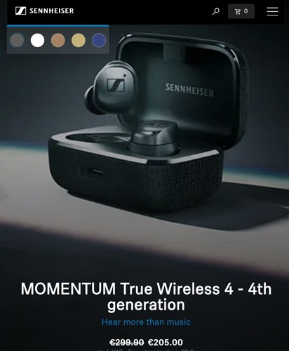 Sennheiser momentum true - sennheiser,
