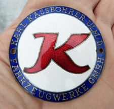 orig.  Kässbohrer Plakette