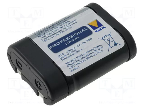 34x17x45mm batterie - 6v,