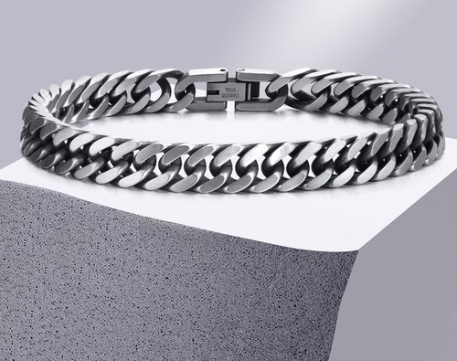 Edelstahl herren armband - edelstahl,