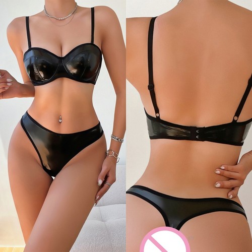 Zauberhaftes wetlook dessous - wetlook,
