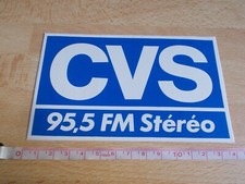 Aufkleber Radio CVS