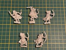 Warhammer Wood Elves Waldelfen 5 Waywatchers Waldläufer Metal Rare Used OOP #3
