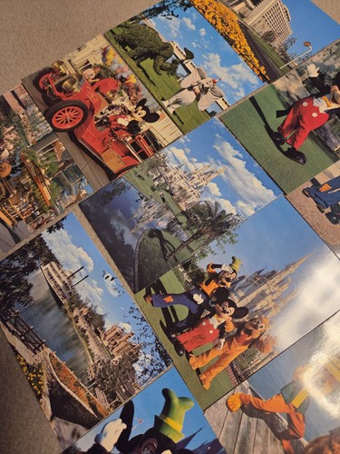 Vintage disney postkarten - postkarten, set