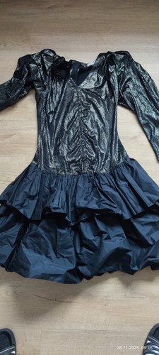 Schwarzes glitzerkleid 36 - schwarzes,