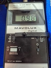 Gossen Mavolux digital Beleuchtungstärkemessgerät mit Leuchtdichtevorsatz