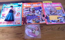 3 x simply kreativ Näh Bibel Vol.10 Januar 10/2018 mit DVD Juni 06/2017