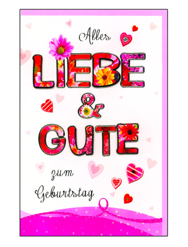 Geburtstagskarte xxl - a4,