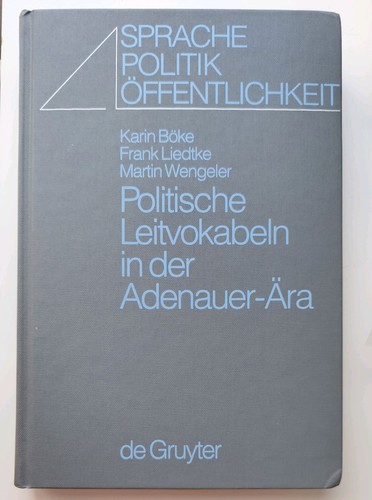 Politische leitvokabeln der - in,