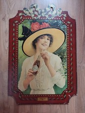 Seltene große Reklame Coca