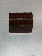  1x LEGO 4237 Kiste Truhe Mit Deckel 4238 In 4x6x2,5 In Braun (neues Rotbraun) 